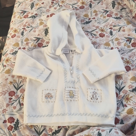 Sarah Louise England Baby Sweater Size 3mos. - Picture 5 of 7